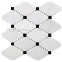 classic pattern marble mosaics bathroom octagon floor tiles