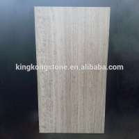 High Quality Cheap Polished Wooden Grain White Marble Tiles