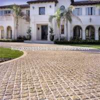 Best quality yellow granite paving cobble stone