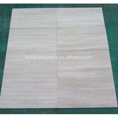 factory price polished tiles white wood marble