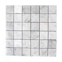 Cheap price swimming pool square waterjet marble mosaic tile